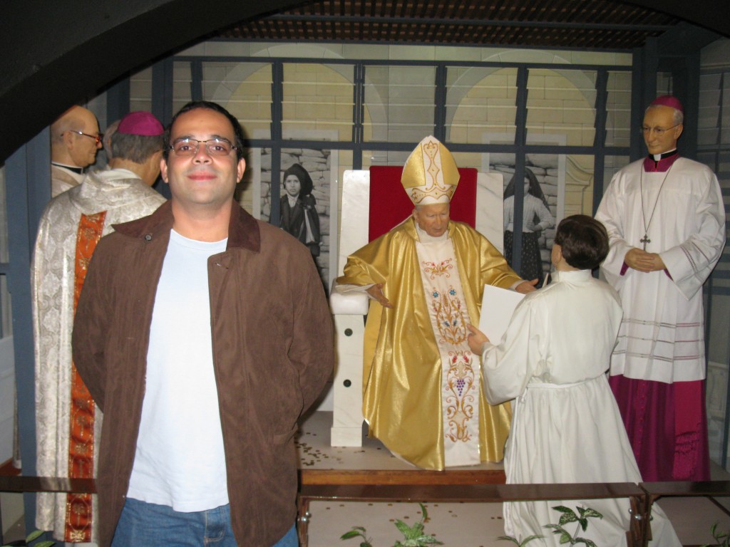 Eu e o Papa!