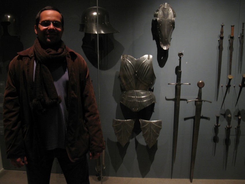 Eu e as armas medievais
