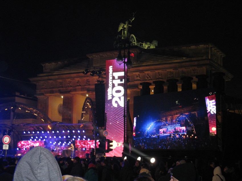 O palco armado - willkommen 2011!